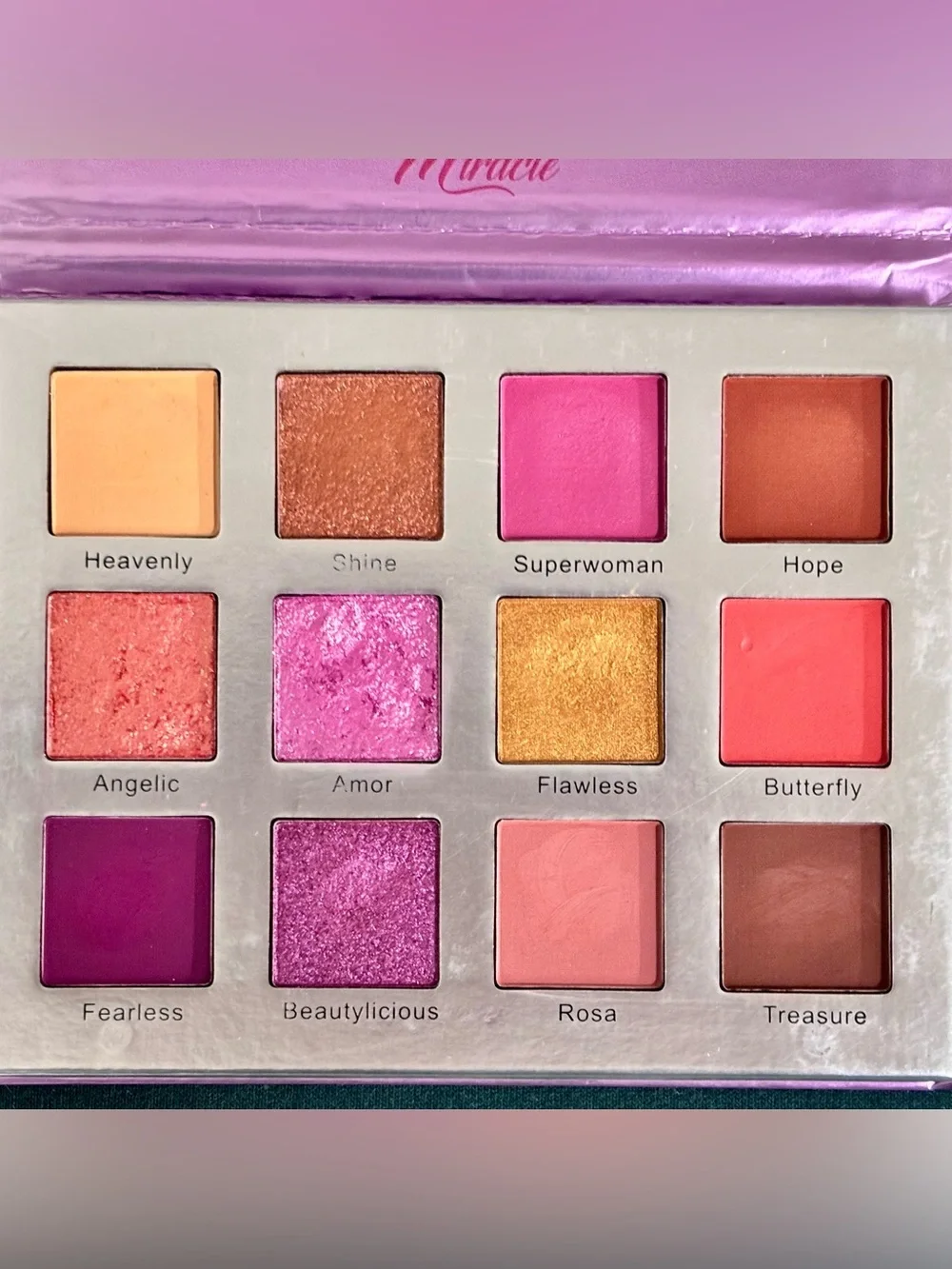 Glamlite Miracle Palette -12 pan palette- creamy, silky textures. Discontinued